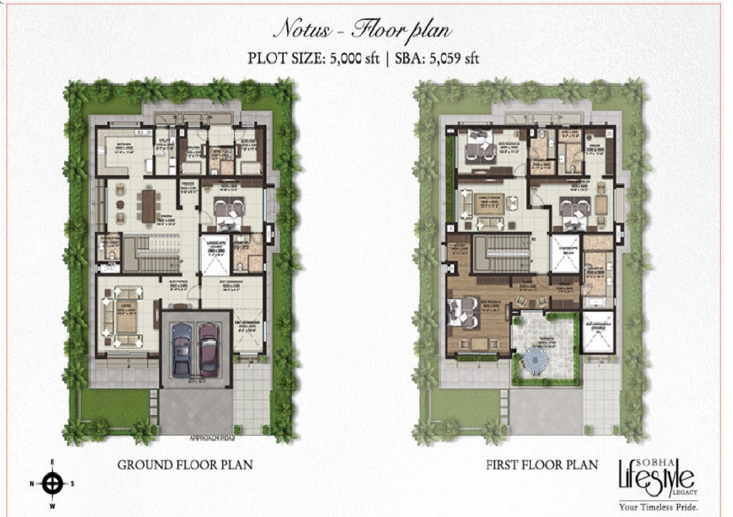   Sobha Lifestyle Legacy4 BHK Floor Plan