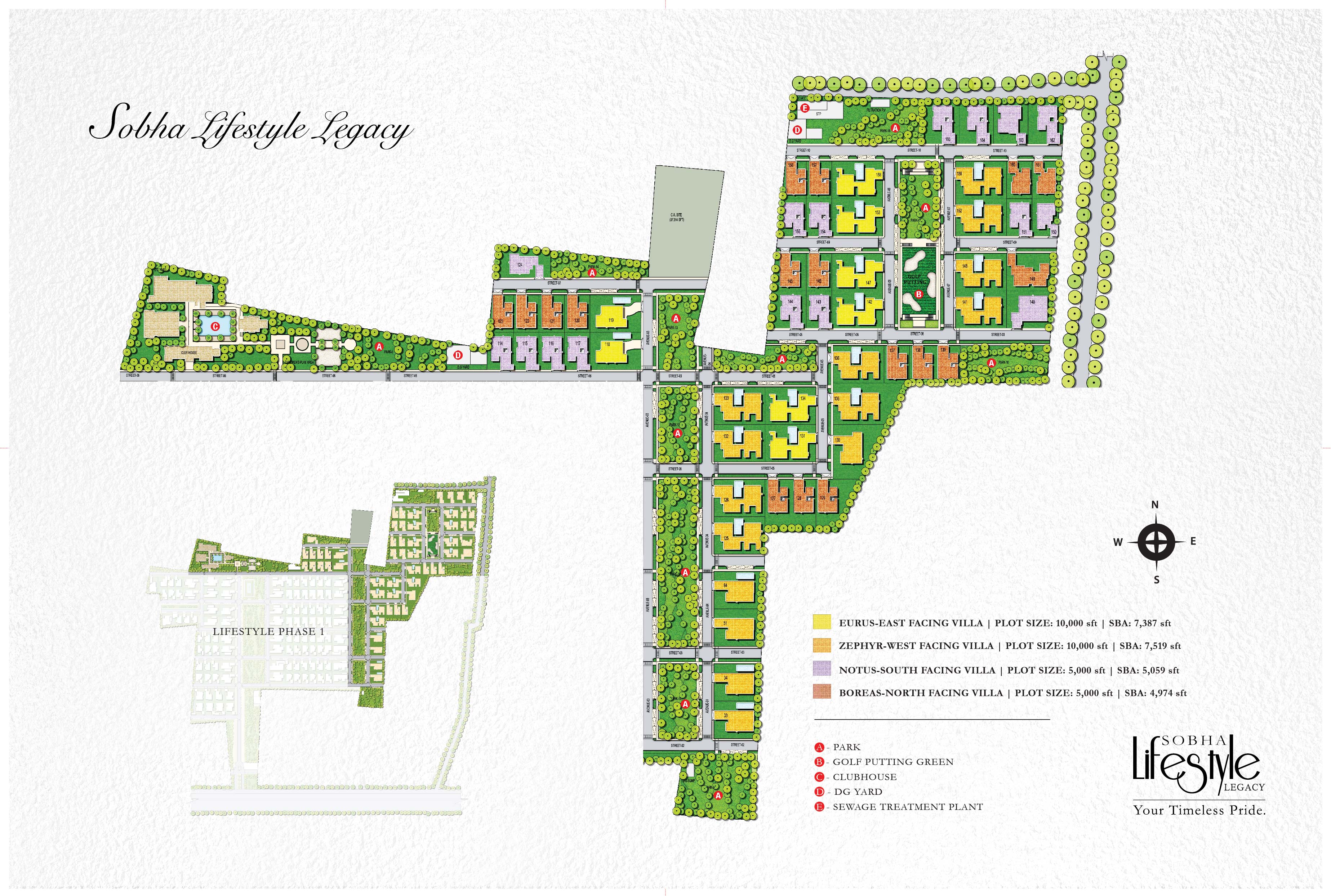   Sobha Lifestyle Legacy   Master Plan